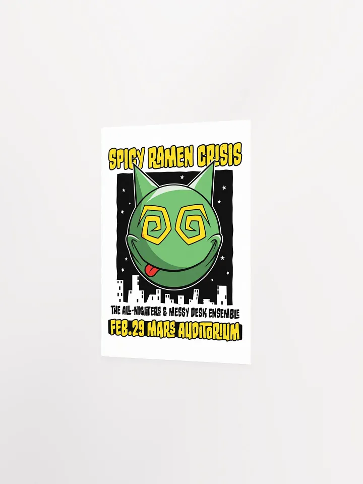 Spicy Ramen Crisis Poster – The Ultimate College Band Print! product image (15)