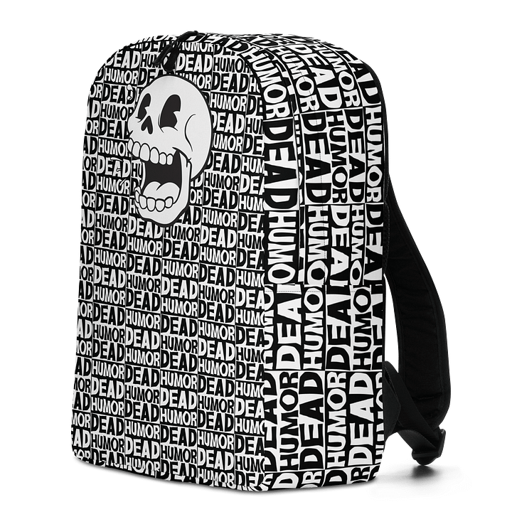 Checkerboard Backpack with Laughing Skull product image (2)