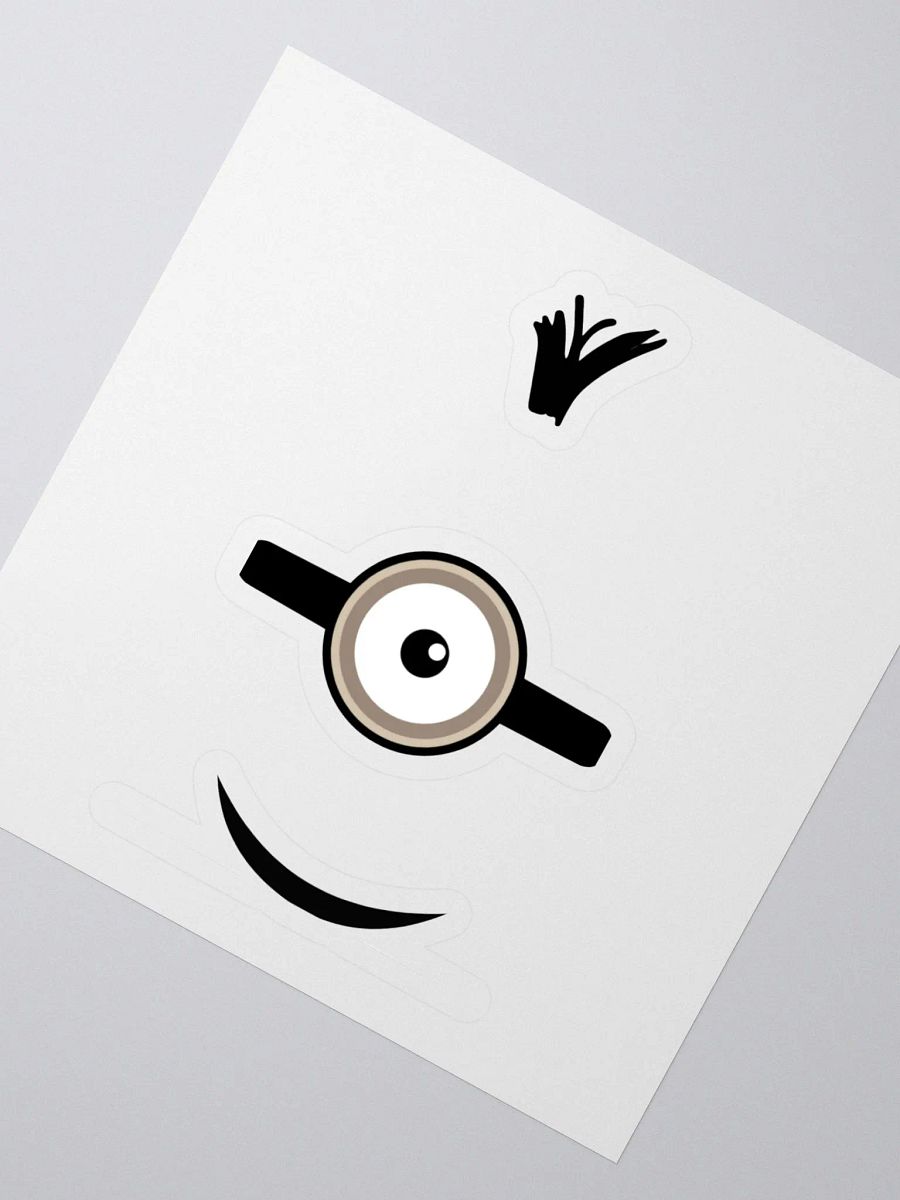 Minions Face Kiss Cut Stickers product image (2)