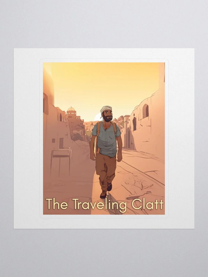 The Traveling Clatt Sticker product image (1)