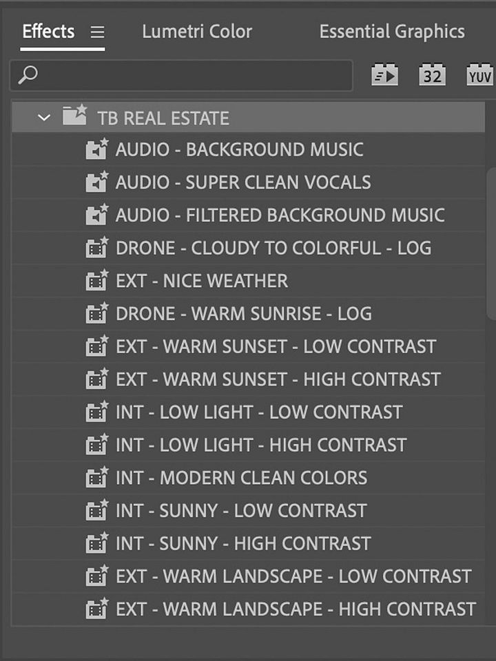 Real Estate Video Presets (Premiere Pro) product image (2)