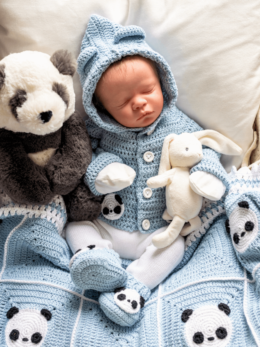 Crochet Pattern: Panda Baby Hoodie product image (7)
