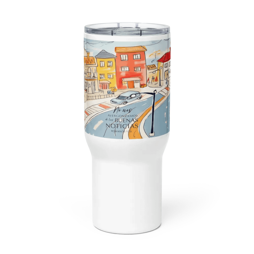 "No Nos Avergonzamos de las Buenas Noticias" Travel Mug product image (1)