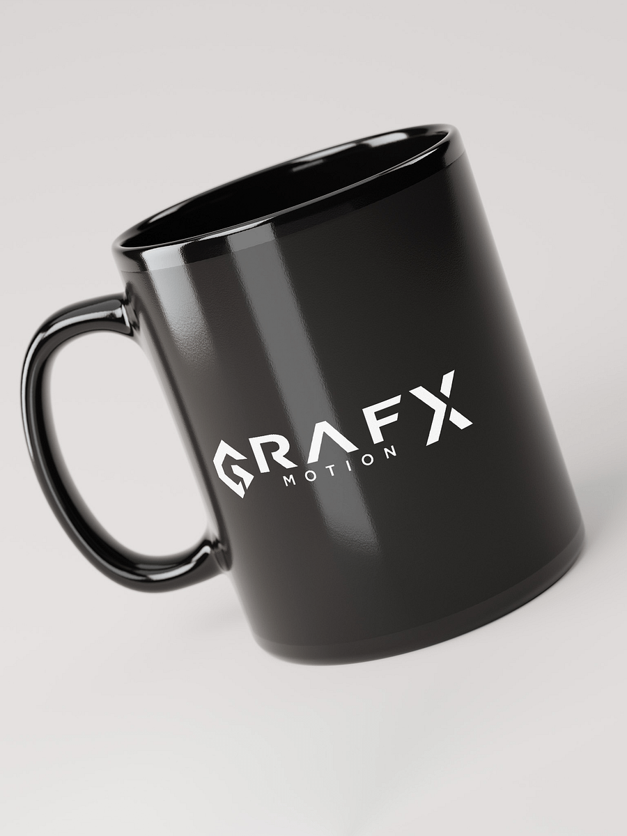 GFX Motion | GFX Industries - Black Mug - White Logo product image (5)