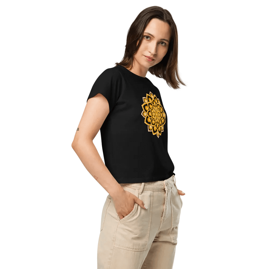 Orange Flower Mandala Women's T-Shirt product image (3)