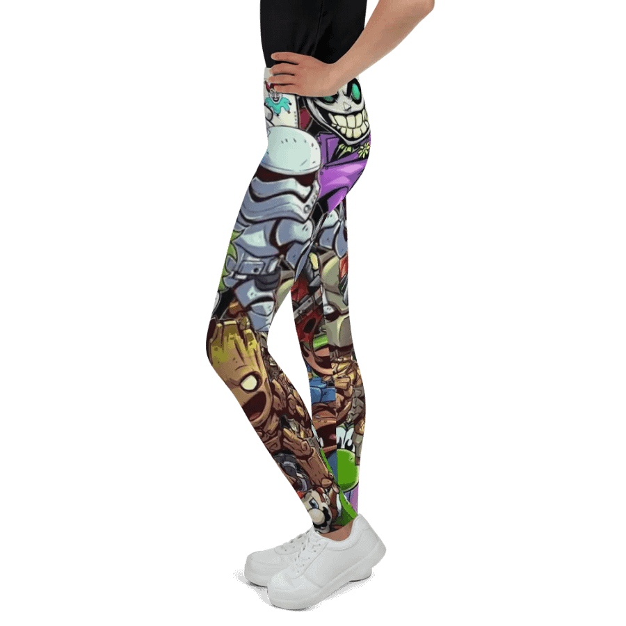 Kids Leggings – Villains Print for Edgy & Dramatic Style product image (12)
