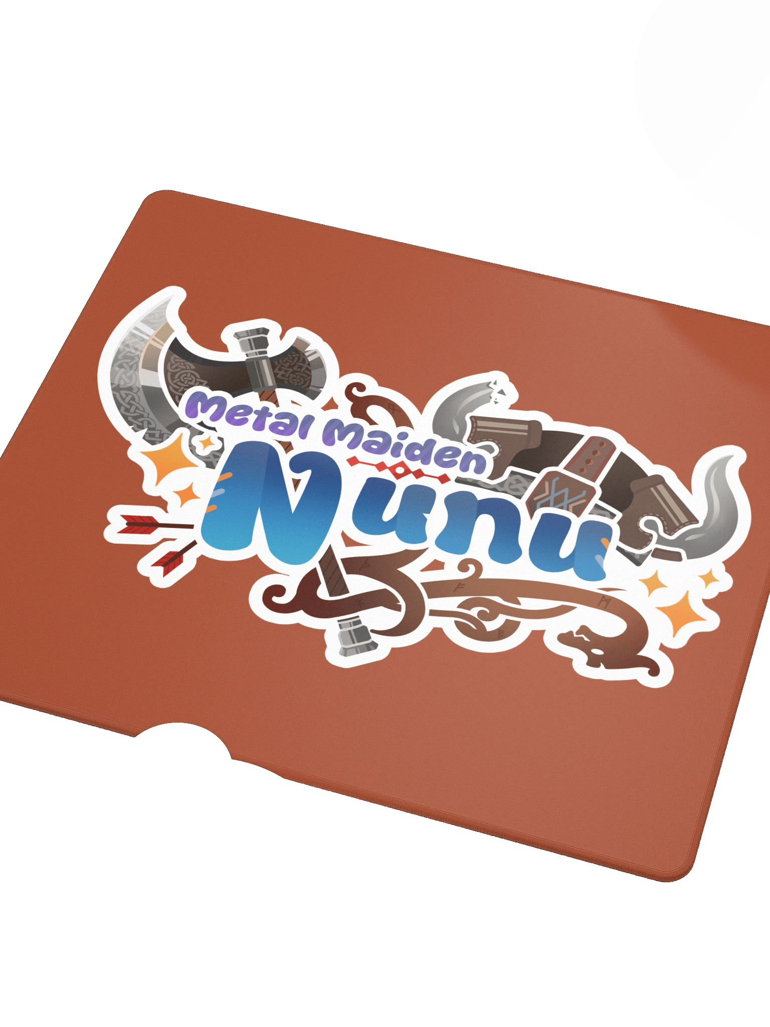 Nunu Logo Gamer Mouse Pad product image (3)