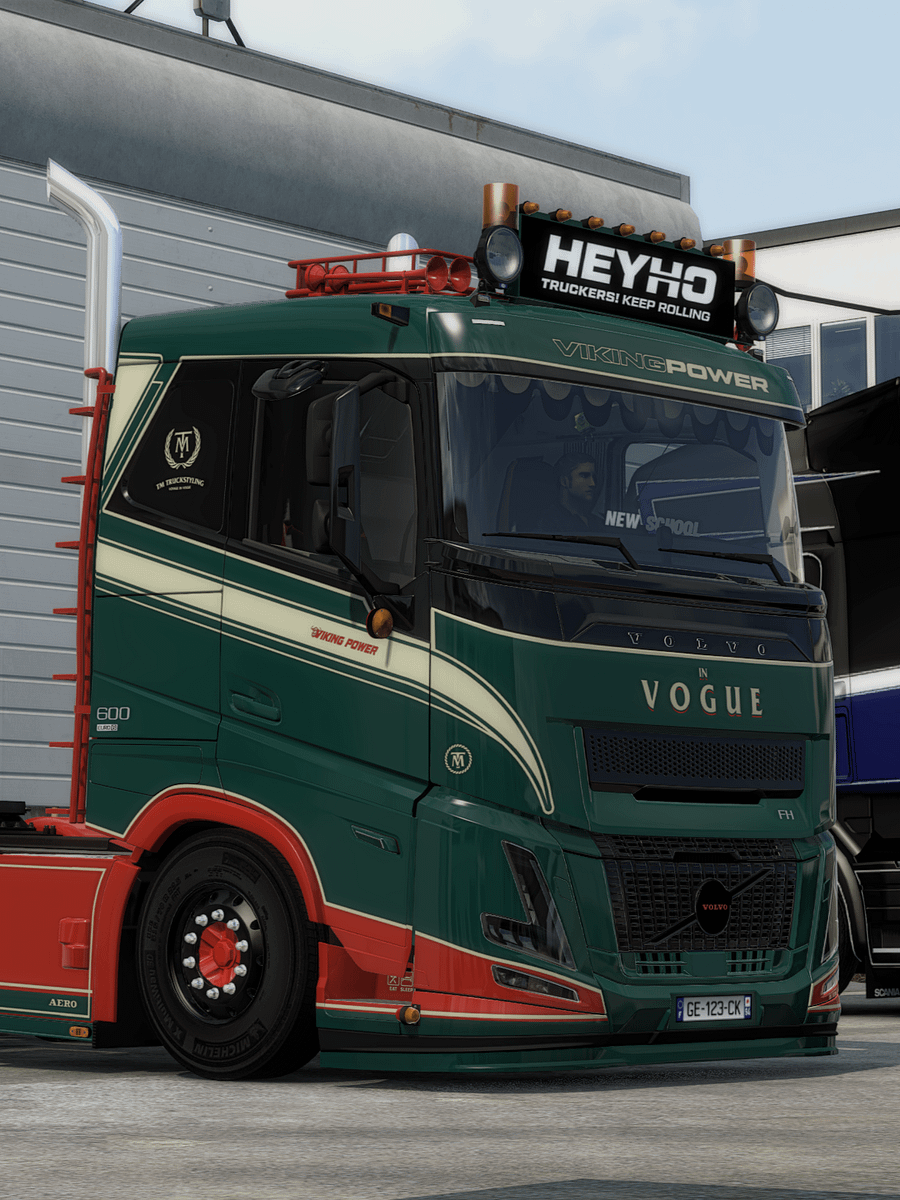 ETS2 TM Volvo FH4 FH5 FH6 Aero (SCS) + Trailer Schmitz S.KO COOL & Cargobull Multicolor Skin Pack product image (6)