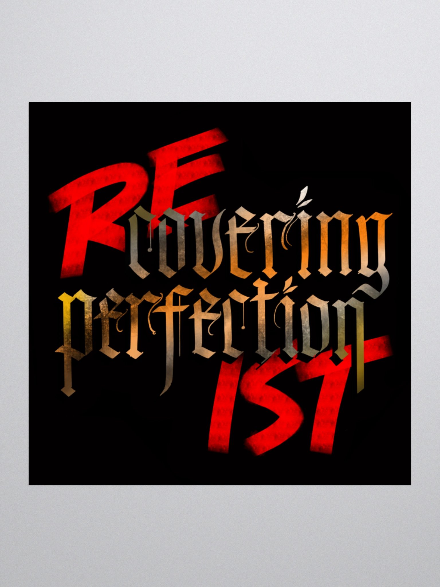 Recovering Perfectionist Sticker product image (1)