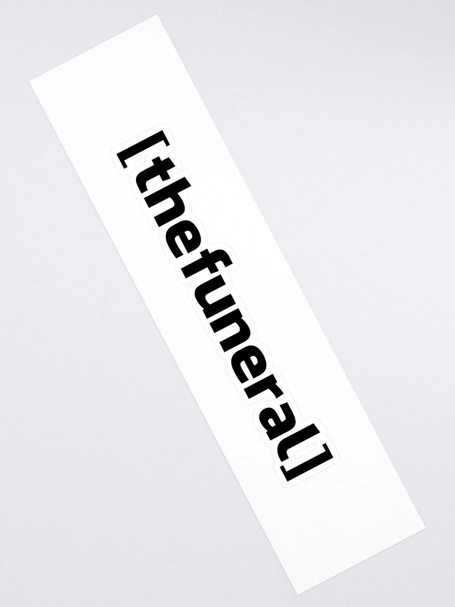 The Funeral Sticker product image (2)