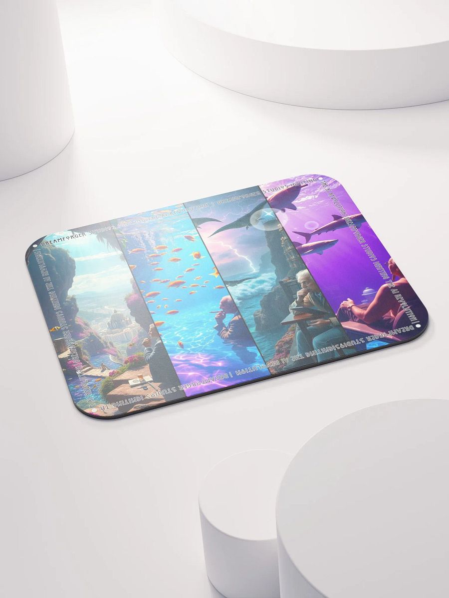 Deep Thinkers: Surrealist Vision Art Gallery Mouse Pad product image (4)