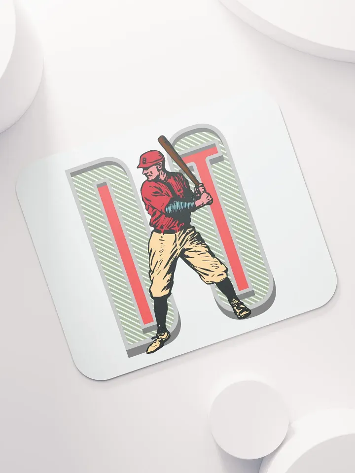 Do It Baseball Vintage Swing Mouse Pad product image (1)