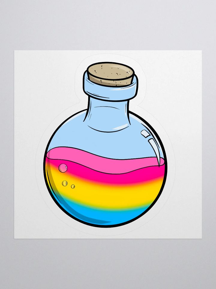 Pansexual Pride Potion | 3" Sticker product image (1)