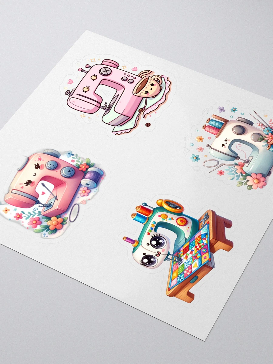 Sewing Stickers, Cute Kawaii Style Kiss Cut Stickers, product image (8)