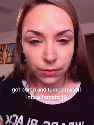 not rly sure what a Toronto 10 even is but I wanted to do this trend 😂🤭 #makeuptransformation #makeuptrend 