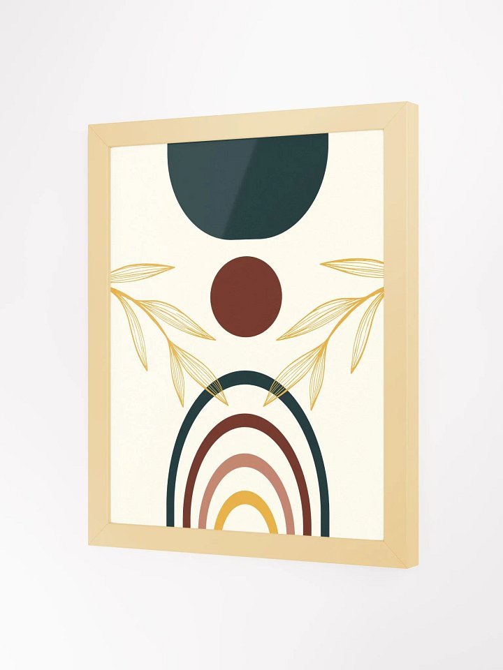 Eco-Friendly Matte Poster: Abstract Leaves product image (28)