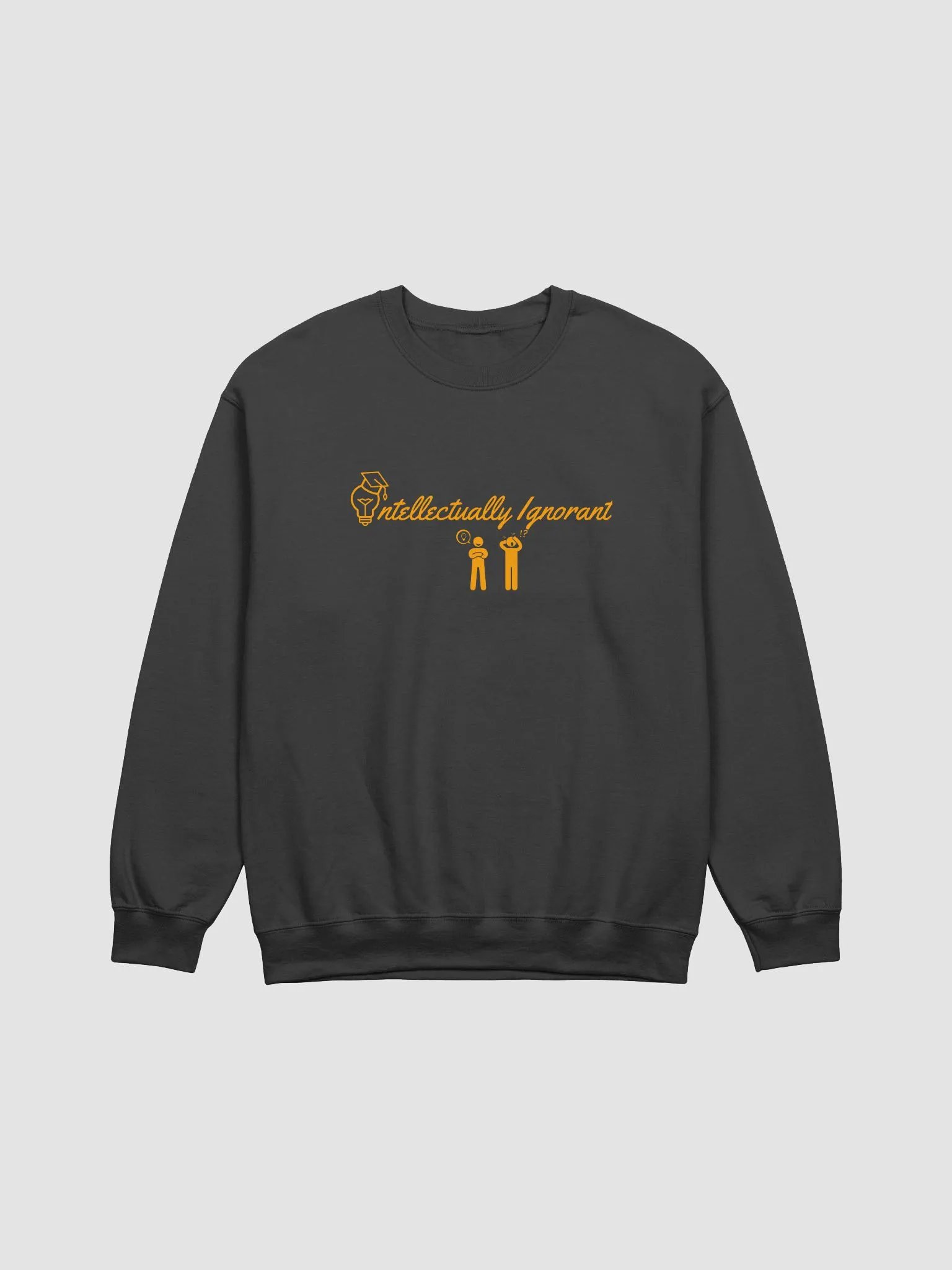 Intellectually Ignorant (Orange Logo) Crewneck sweatshirts product image (5)