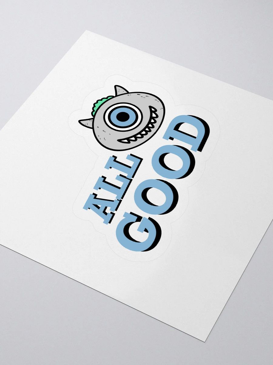 All Good Monster Kiss Cut Stickers product image (8)
