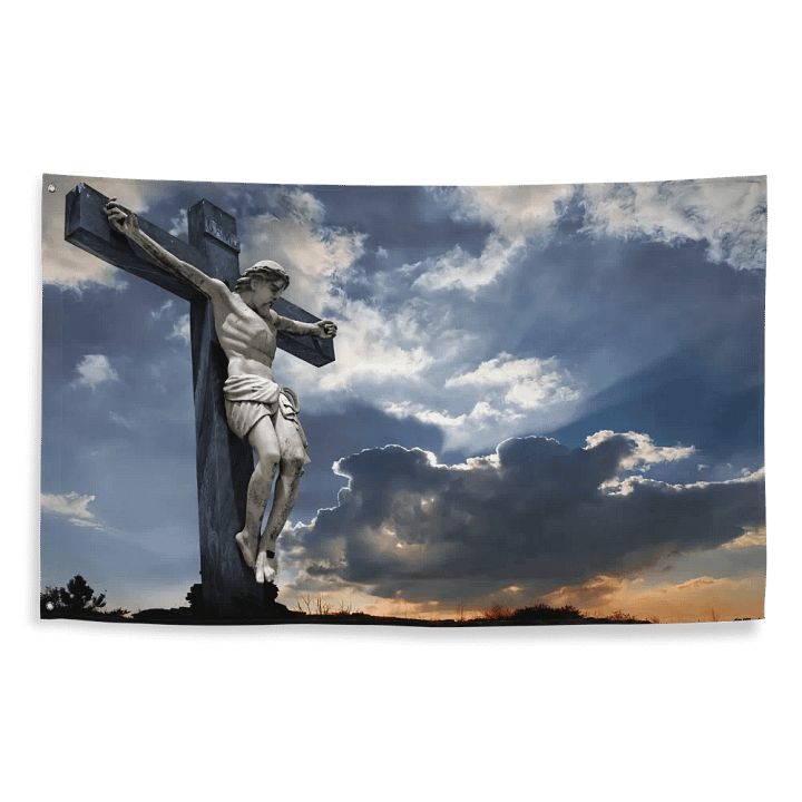Divine Radiance All-Over Print Flag product image (2)