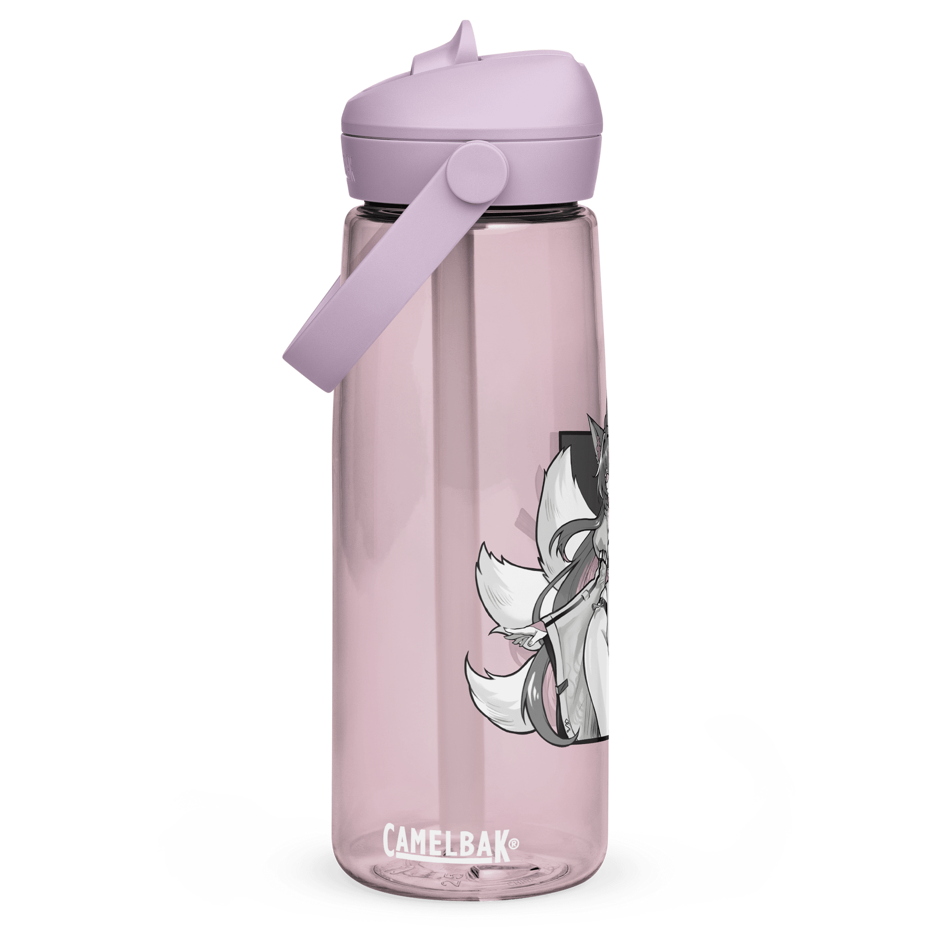 Sakura Kitsune Aizuke Clear Water Bottle product image (1)