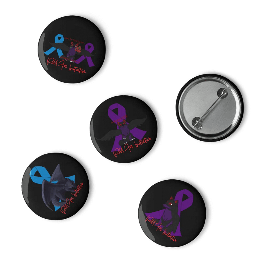 Huntington's Awareness Button Pin Set product image (10)