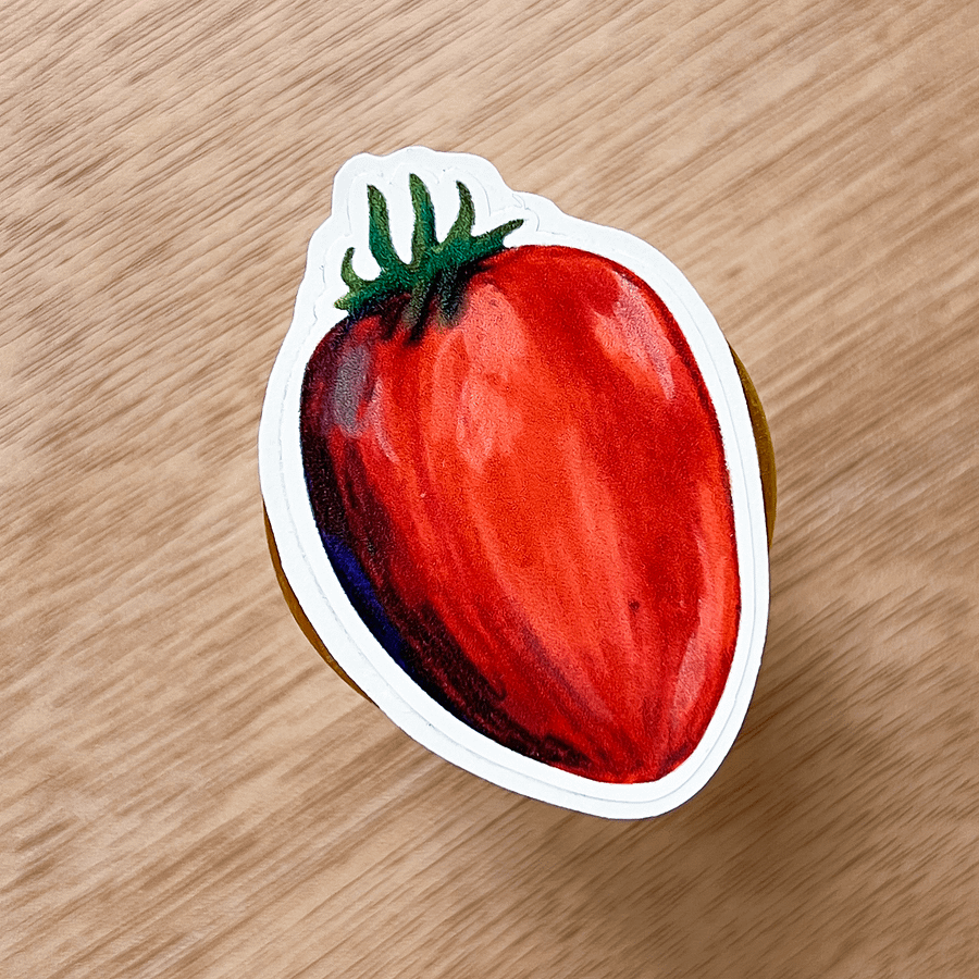 Strawberry (tomato :D) sticker product image (1)