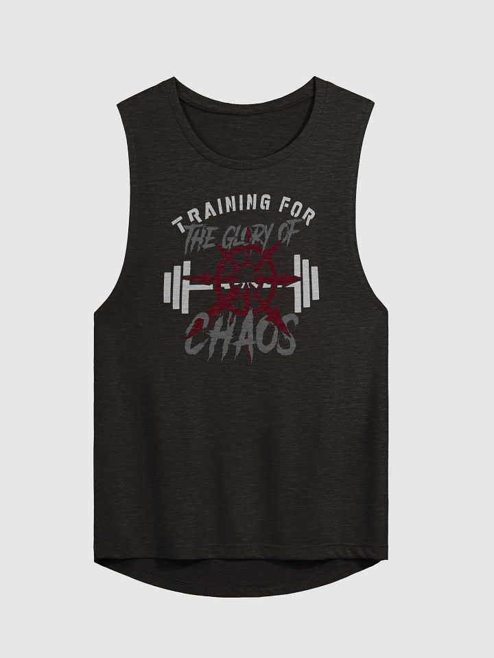 Training for the Glory of Chaos Women's Premium Tank Top | Warhammer 40K Chaos Gym Style product image (1)