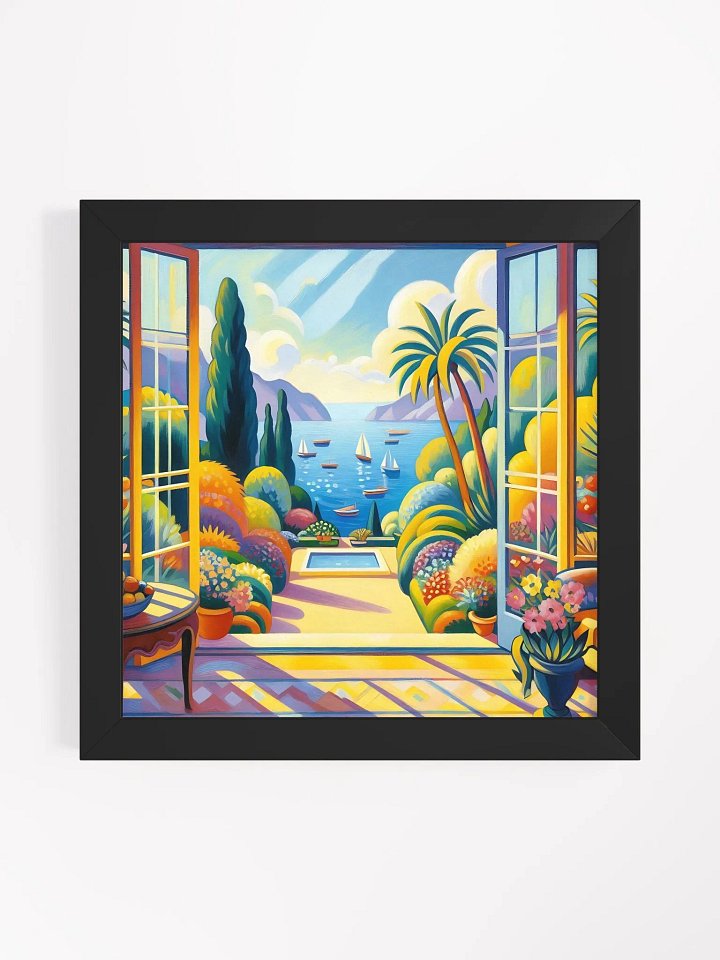 Ocean View Oasis Framed Poster product image (4)