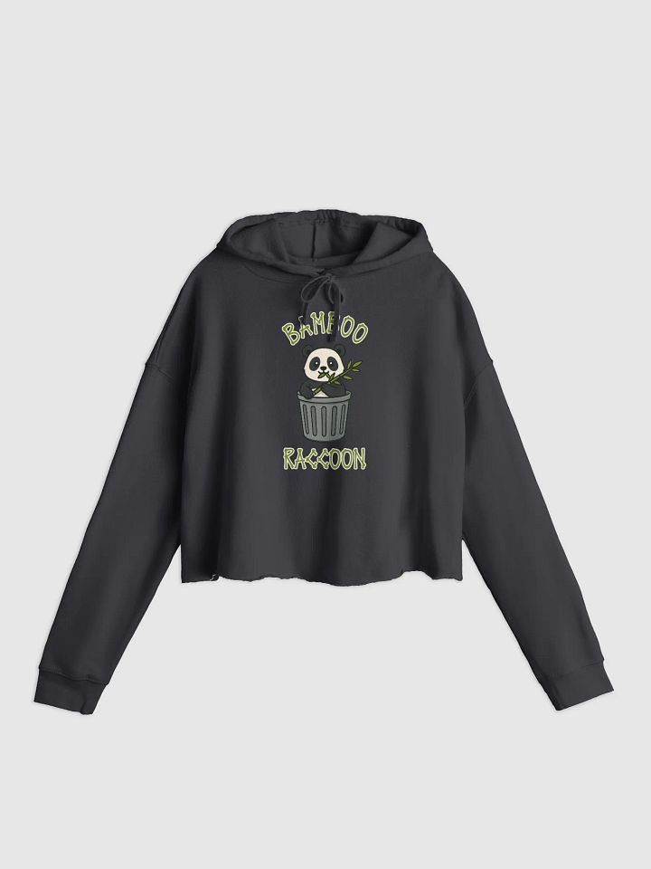 Bamboo Raccoon Crop Hoodie product image (4)