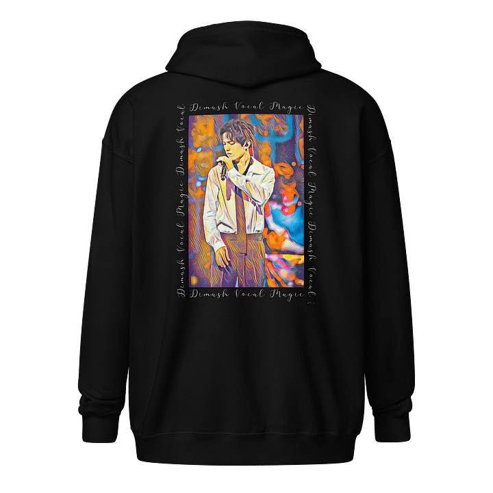 Singer From Kazakhstan Zippered Gildan Unisex Hoodie product image (1)