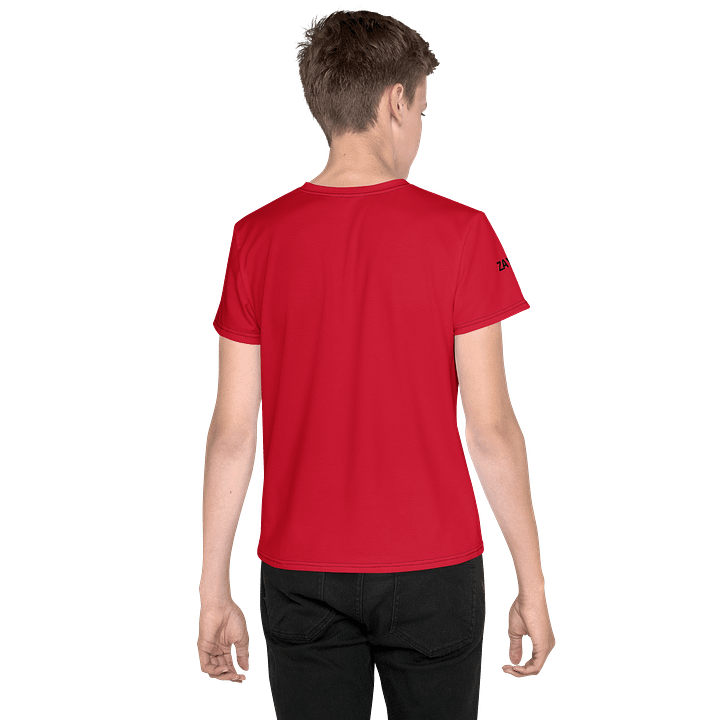 Red Fusion Youth Crew Neck Tee product image (2)