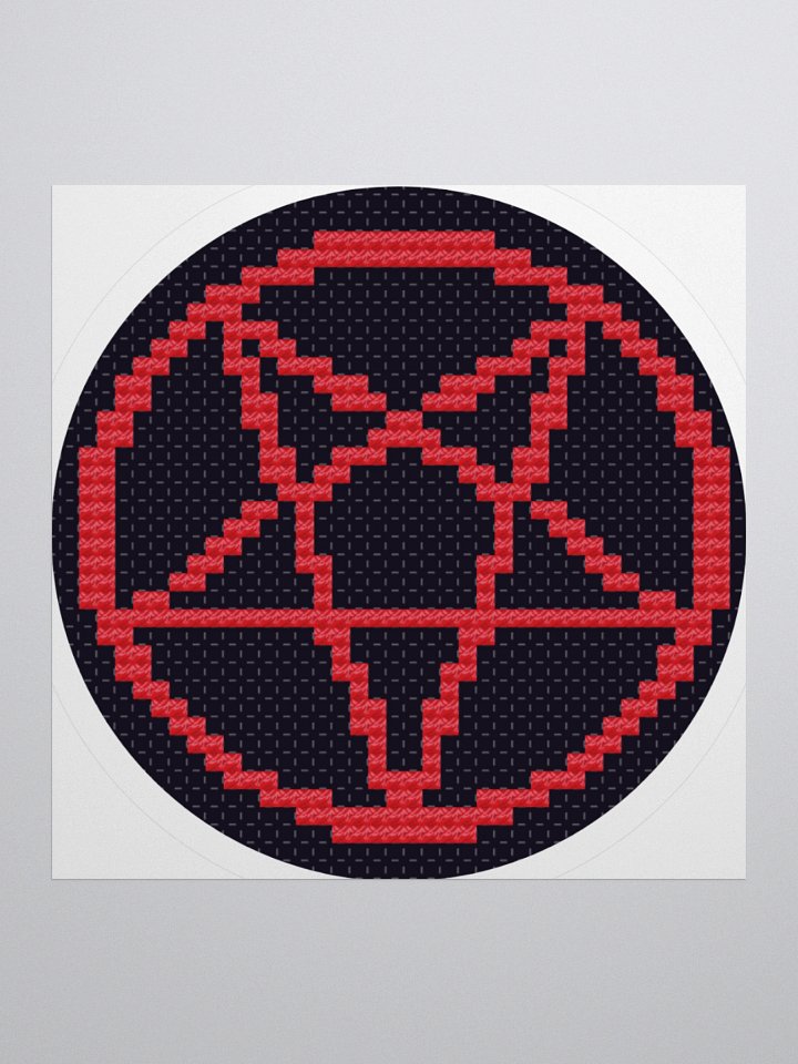 Red Pentagram Sticker product image (1)
