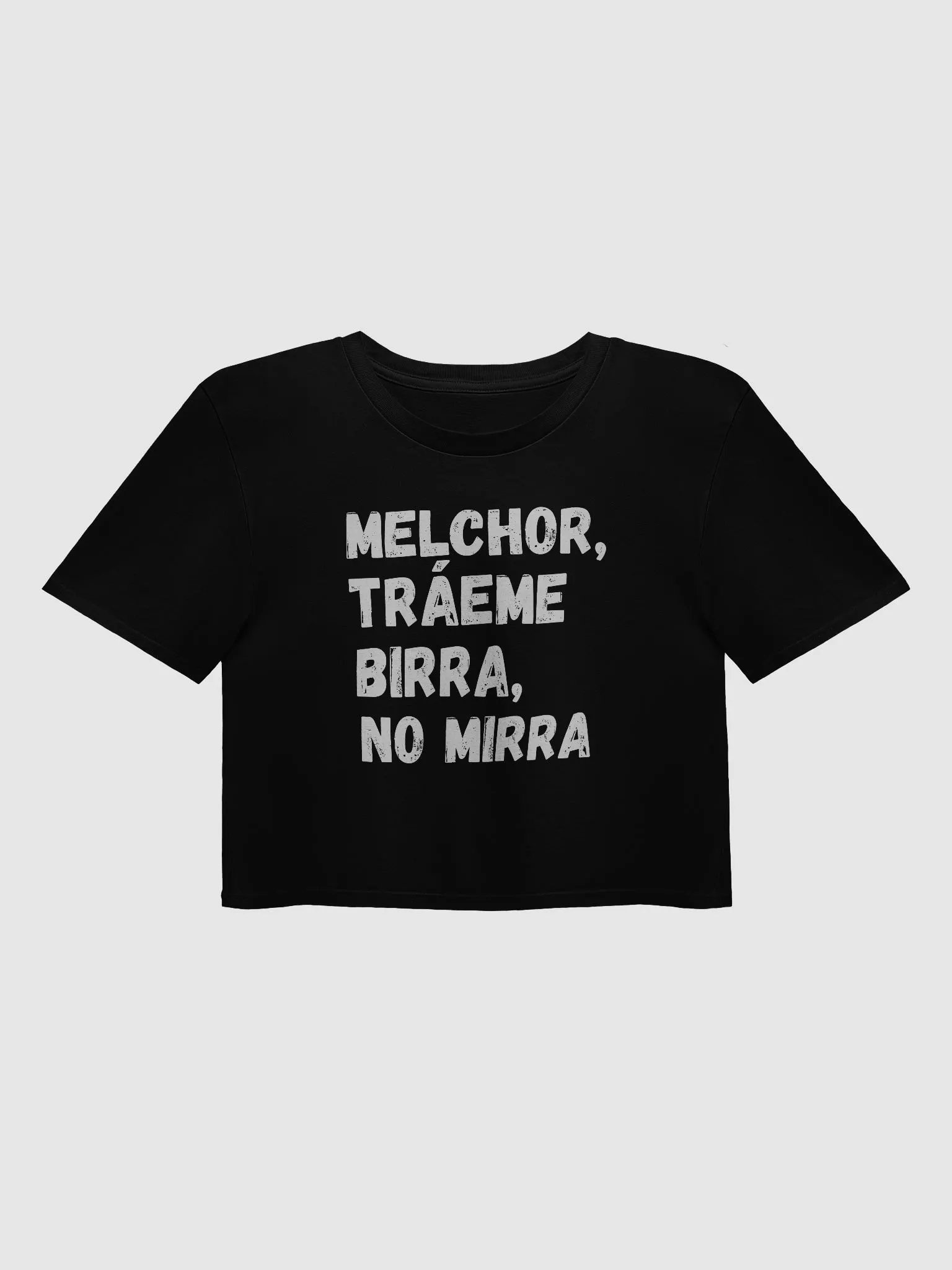 Melchor, Tráeme Birra, No Mirra Crop Top product image (1)