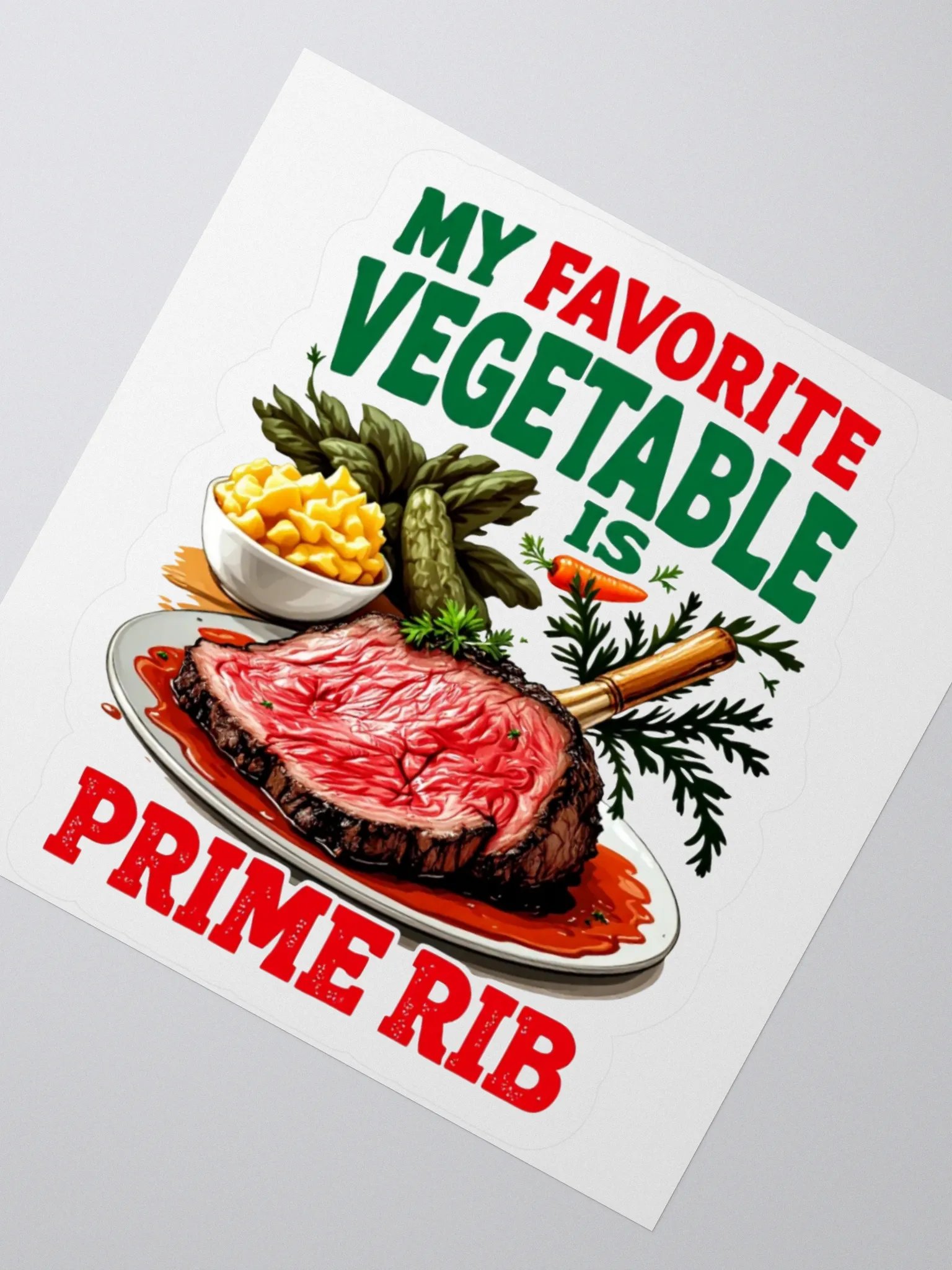 Prime Rib Love Kiss Cut Stickers product image (4)