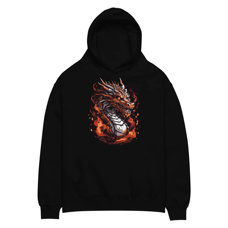 Ember Dragon Unisex Oversized Hoodie product image (2)