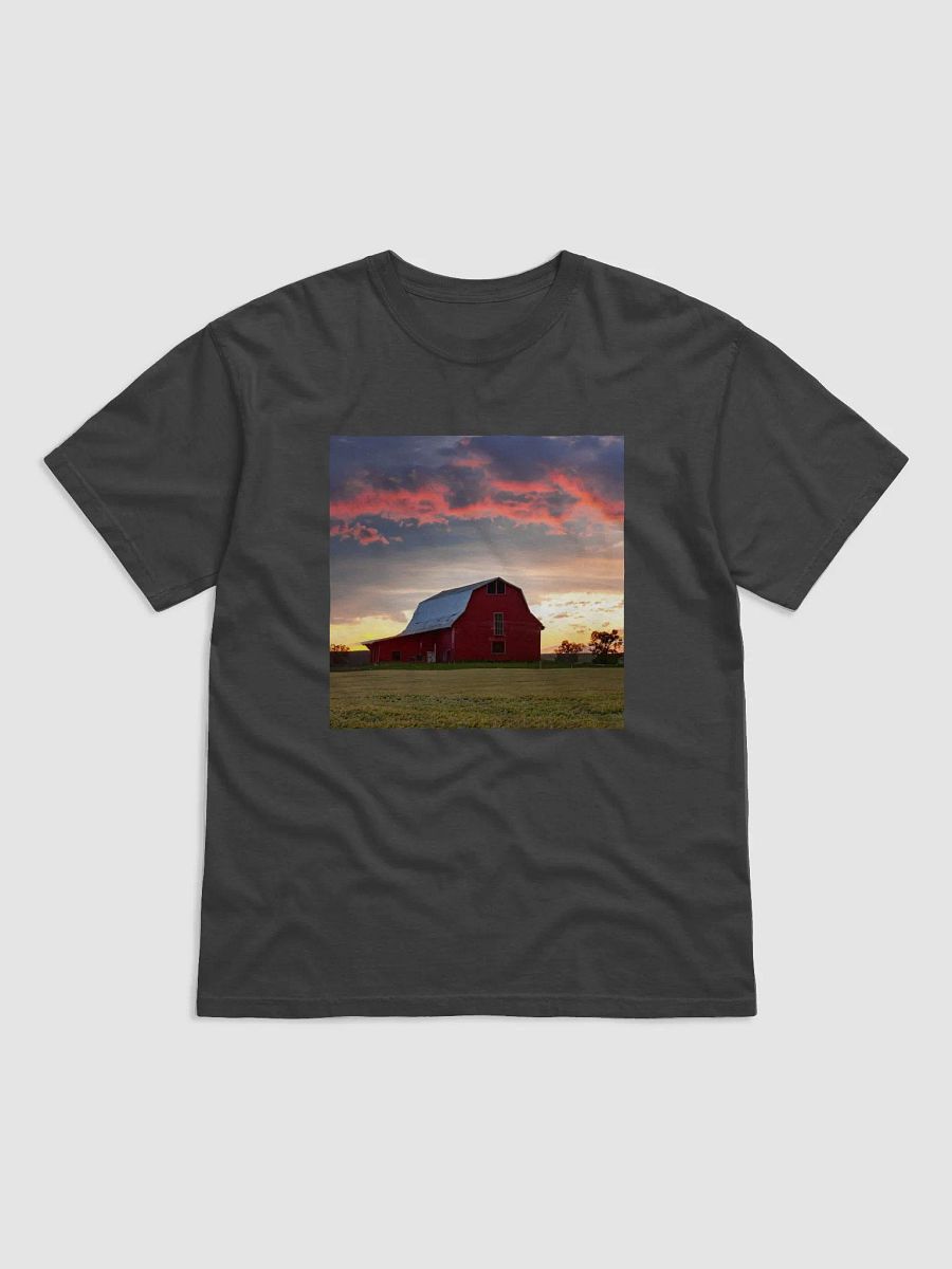 Wild Harmony: Sunset Farmhouse & Wildlife T-Shirt product image (1)