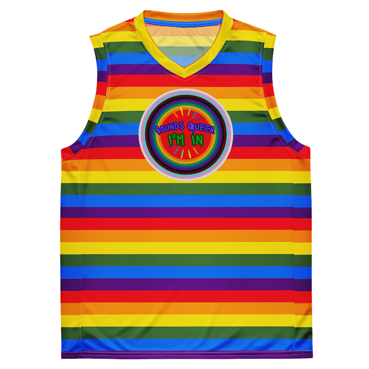 LGBTQIAP2S+ 2025, Sounds Queer I'm In, Jersey/Sleeveless Shirt product image (2)