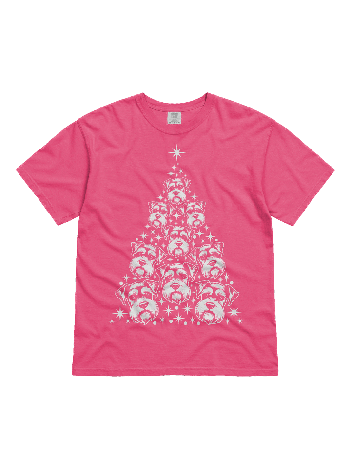 Miniature Schnauzer Christmas Tree T-Shirt product image (2)