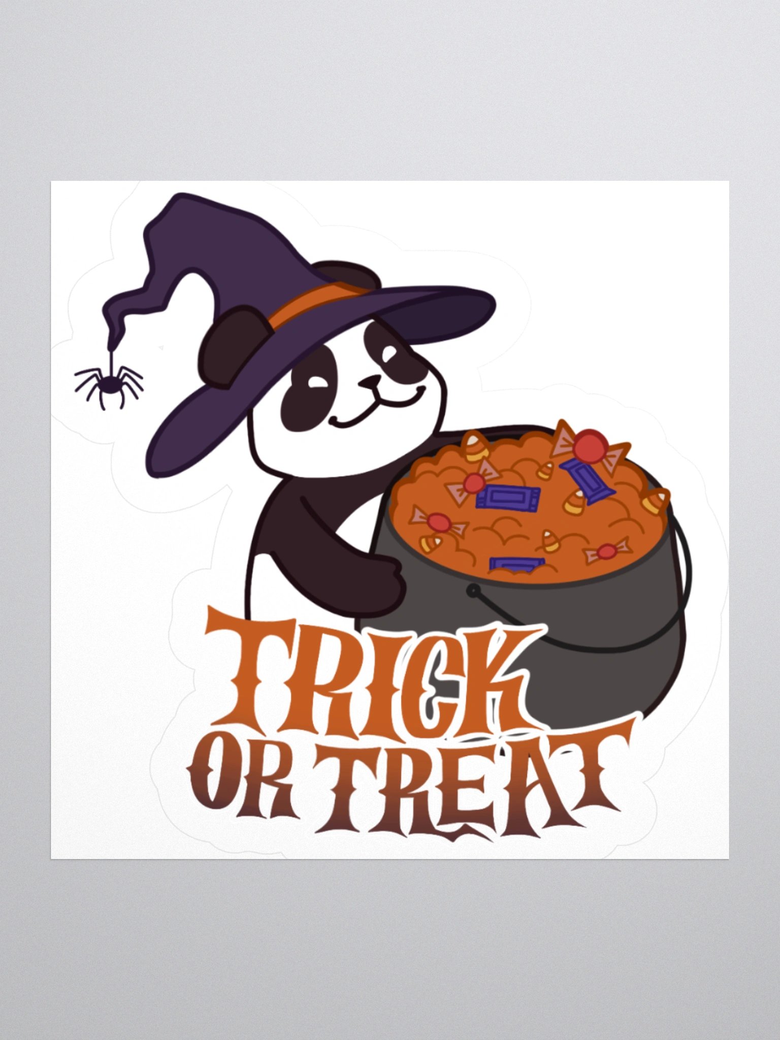SPOOKY PANDA STICKER product image (1)
