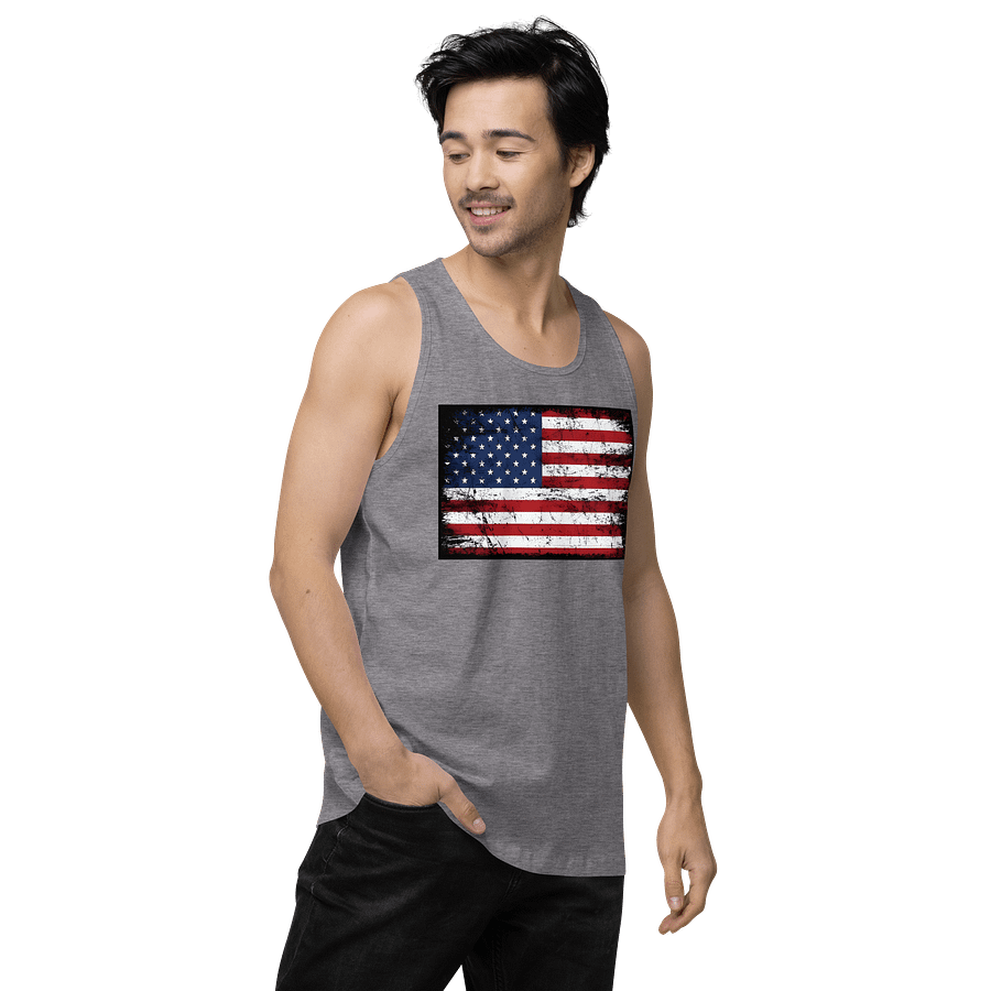 Men's Premium Tank Top USA Flag product image (3)