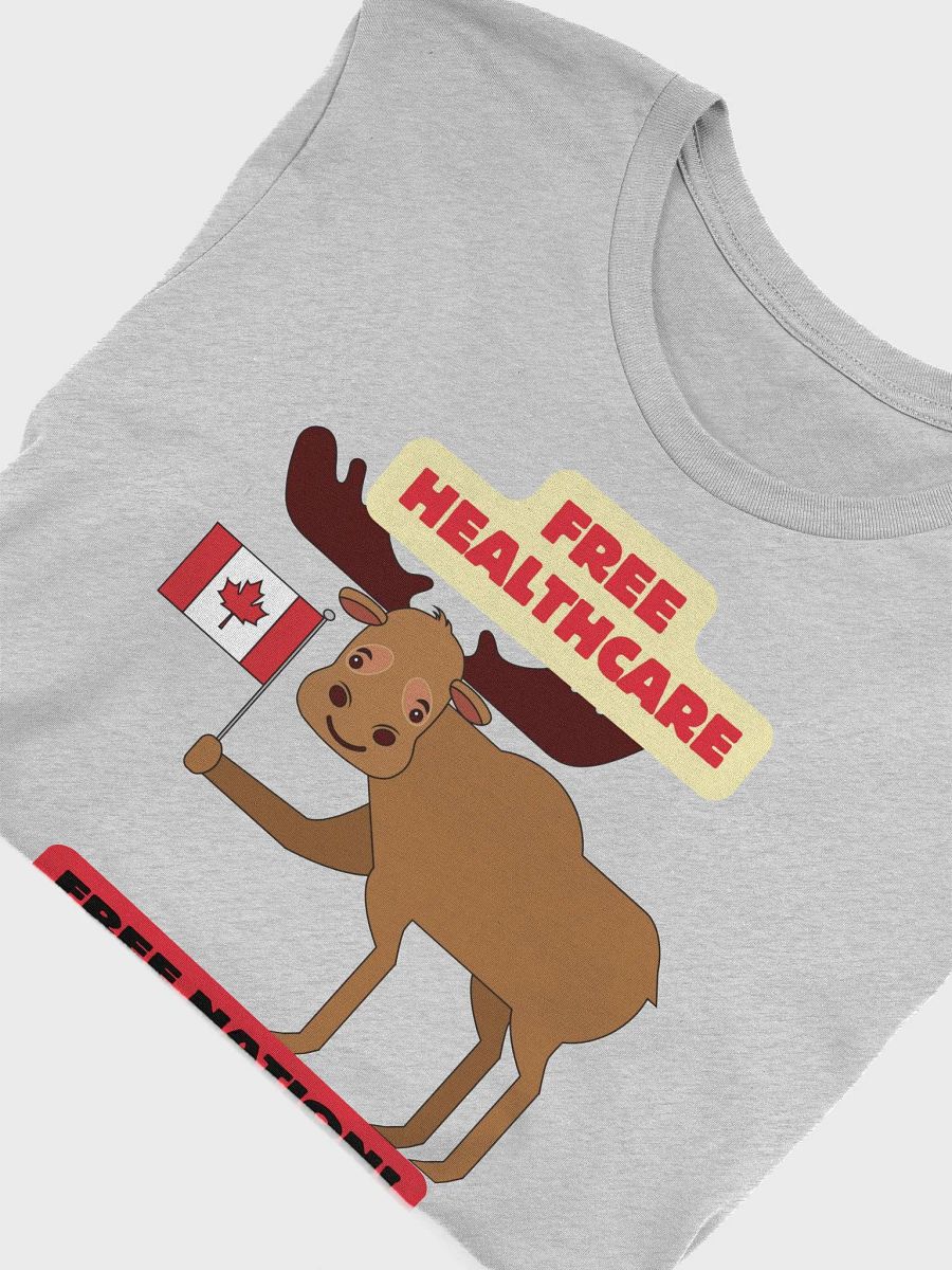 Free Healthcare Moose Cartoon T-Shirt product image (4)