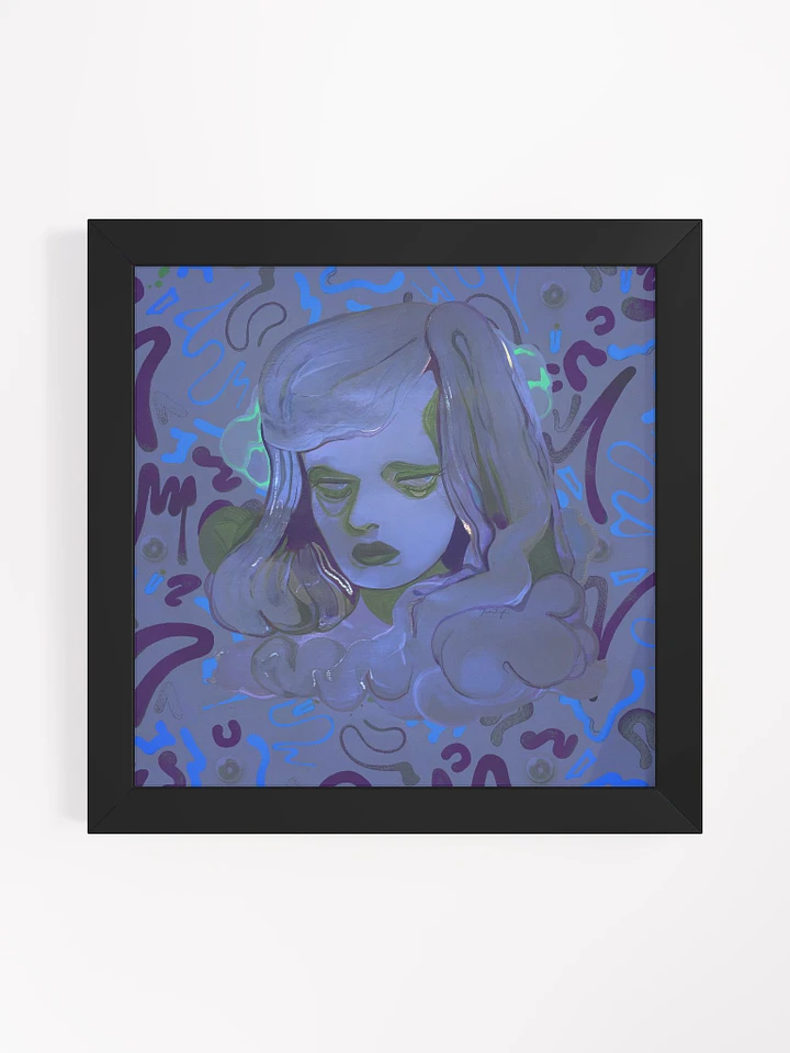 The Sea in Her Eyes Square Framed Matte Print product image (2)