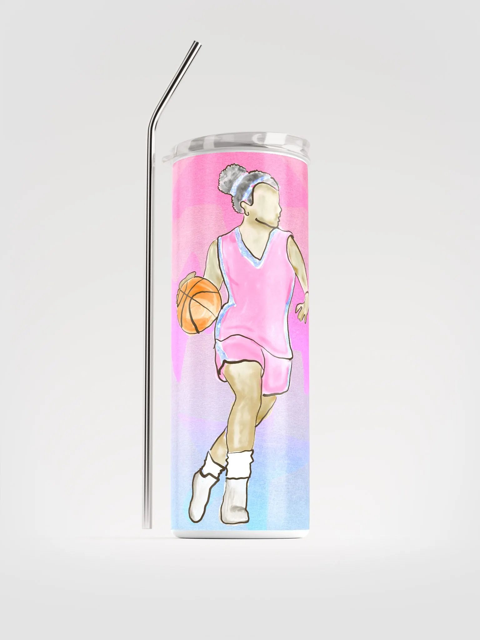 Basketball Fan Stainless Steel Tumbler product image (1)