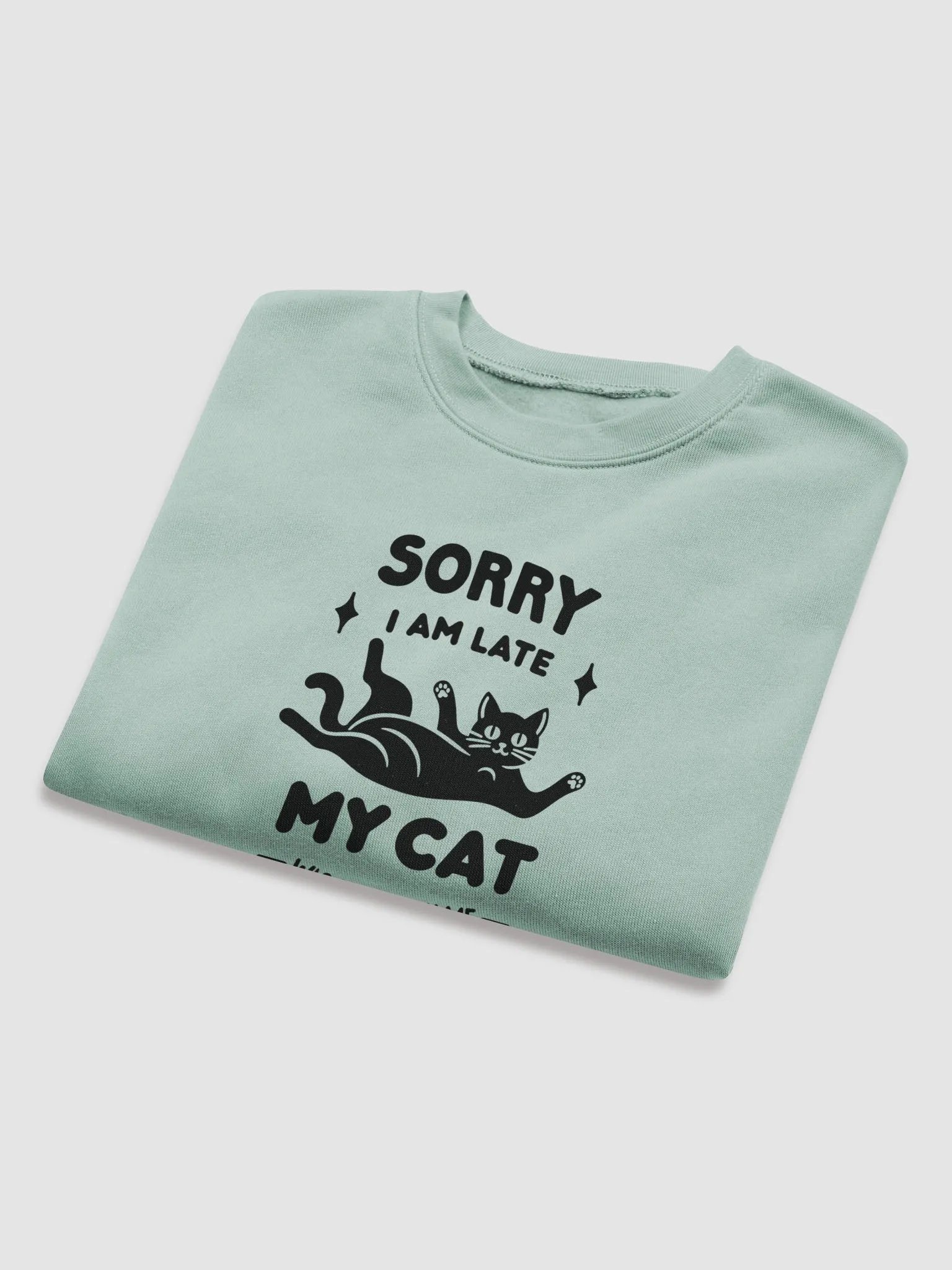 Playful Cat Apology Fleece Sweatshirt product image (20)