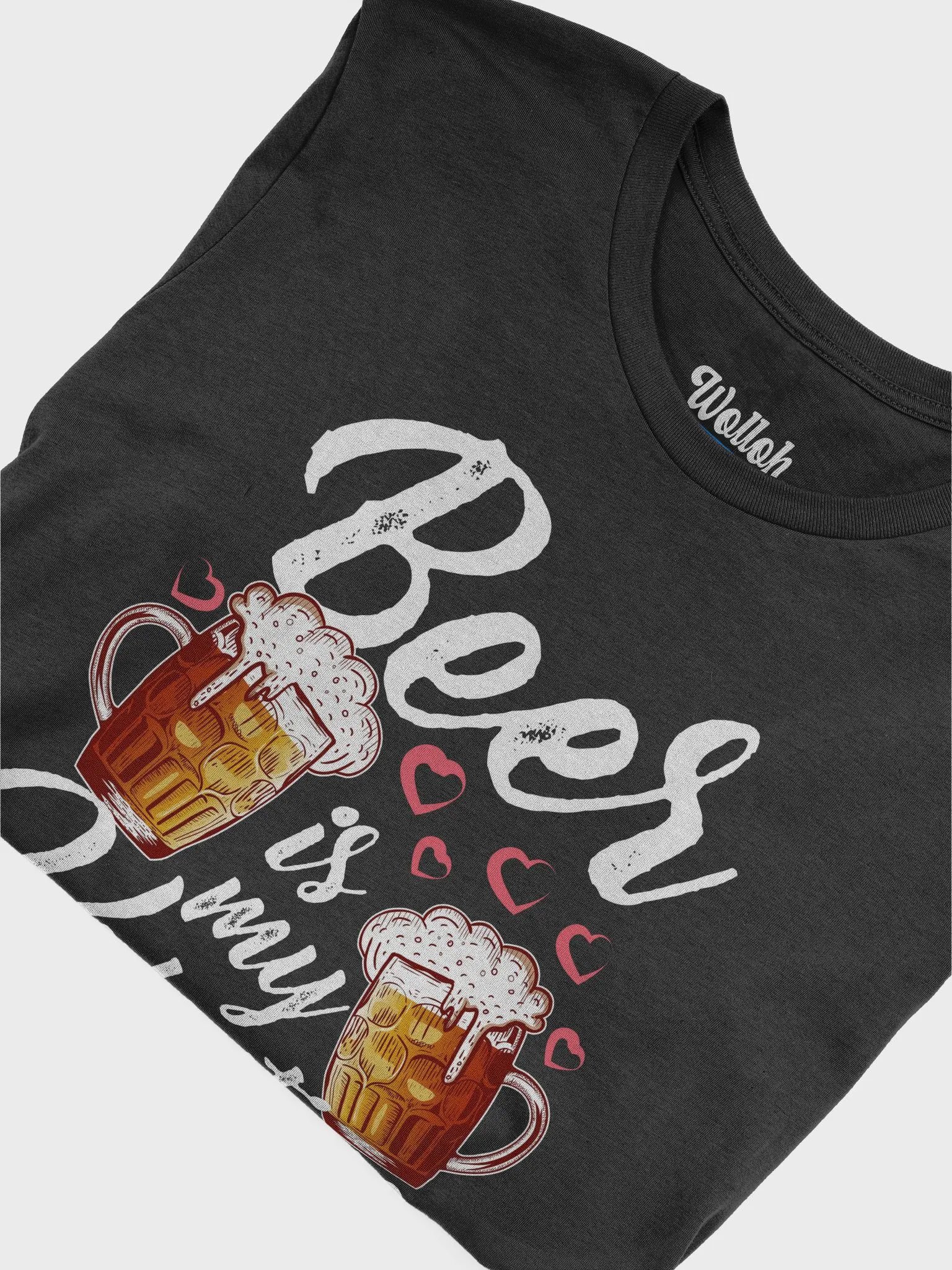 Beer Is My Valentine - Funny drinking Valentine´s shirt product image (6)