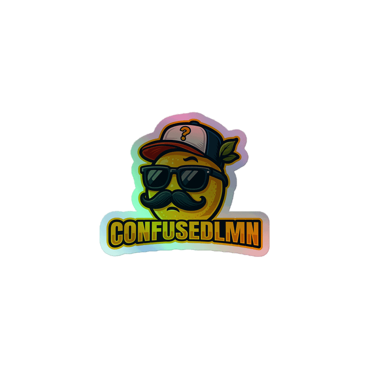 ConfusedLMN Holographic Sticker product image (1)