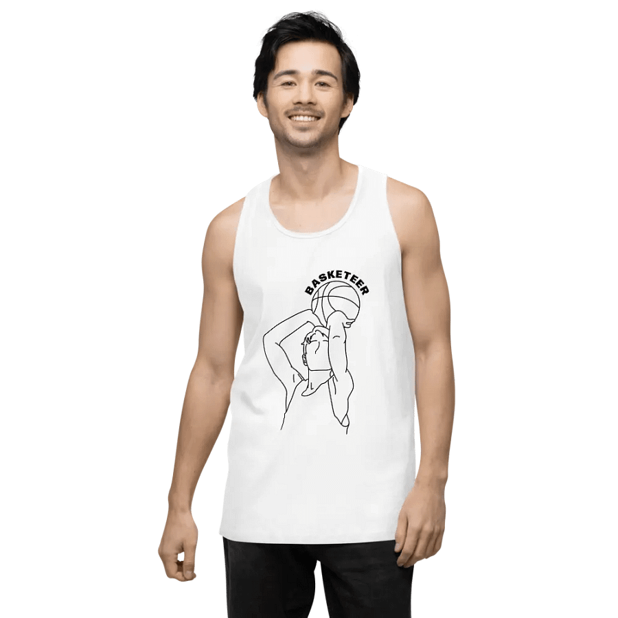 'Basketeer' Midweight Cotton Tank Top product image (8)