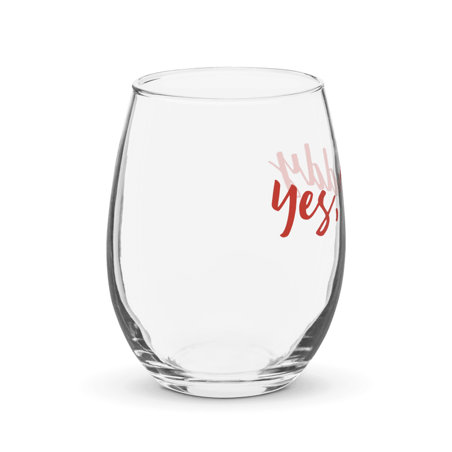 Yes Daddy Stemless Wine Glass product image (4)