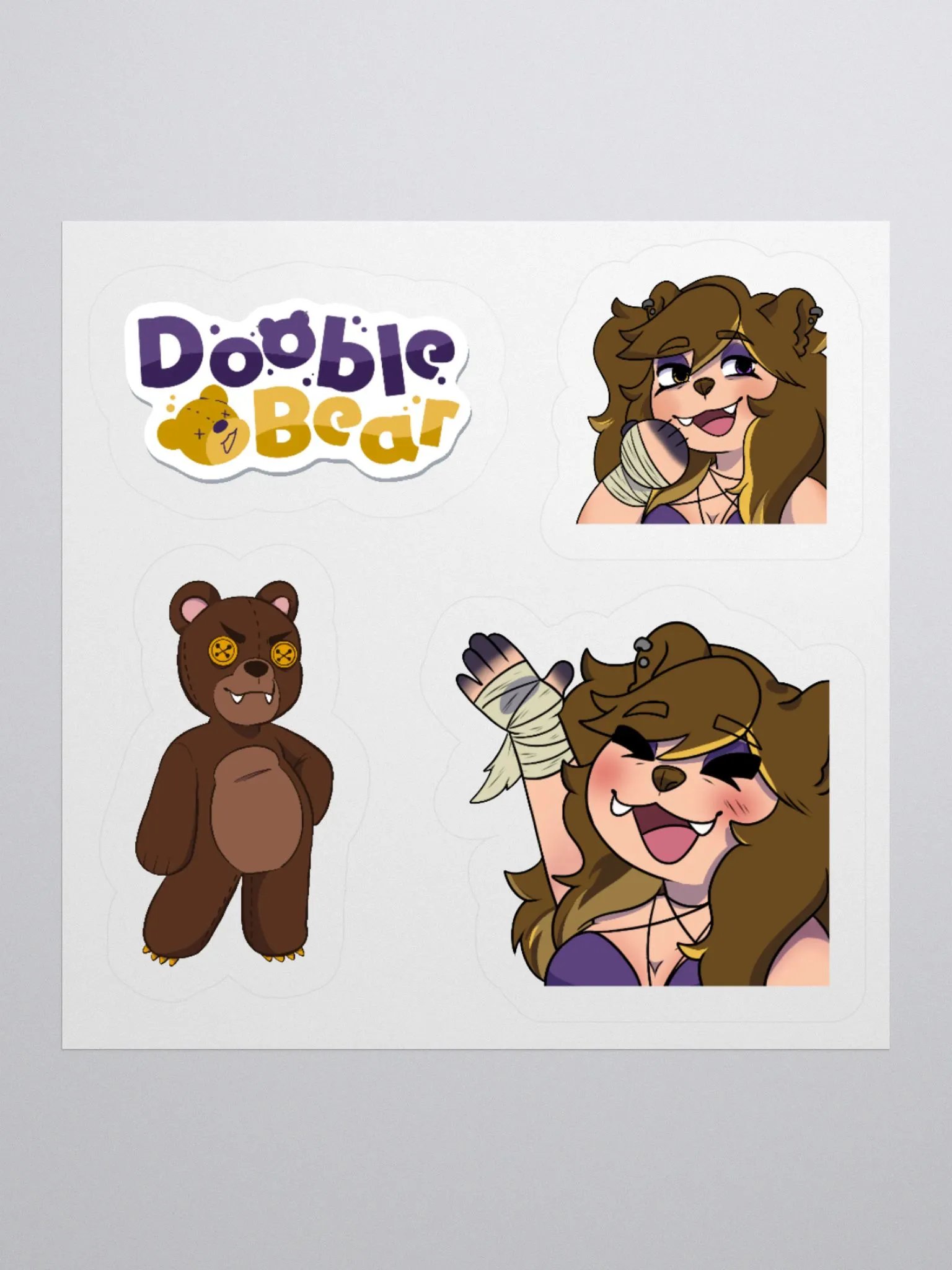 Dooble and Bubsy Stickers! product image (3)