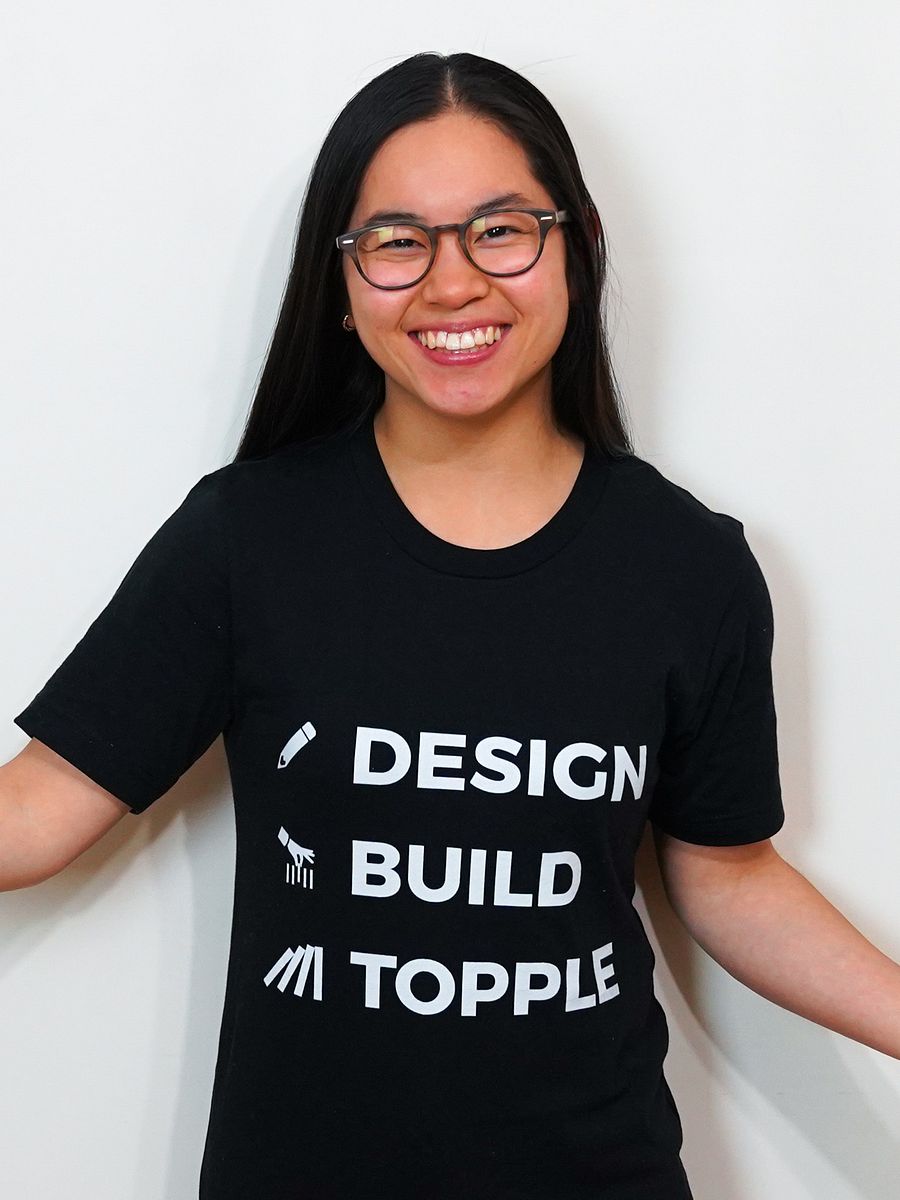 "DESIGN BUILD TOPPLE" T-Shirt product image (1)